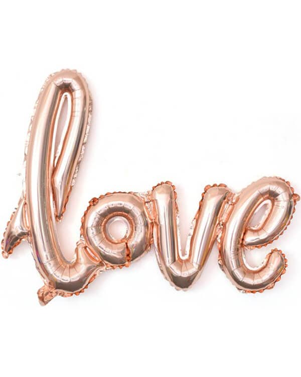 Фигура Надпись Love Розовое Золото 104 см — изображение 1