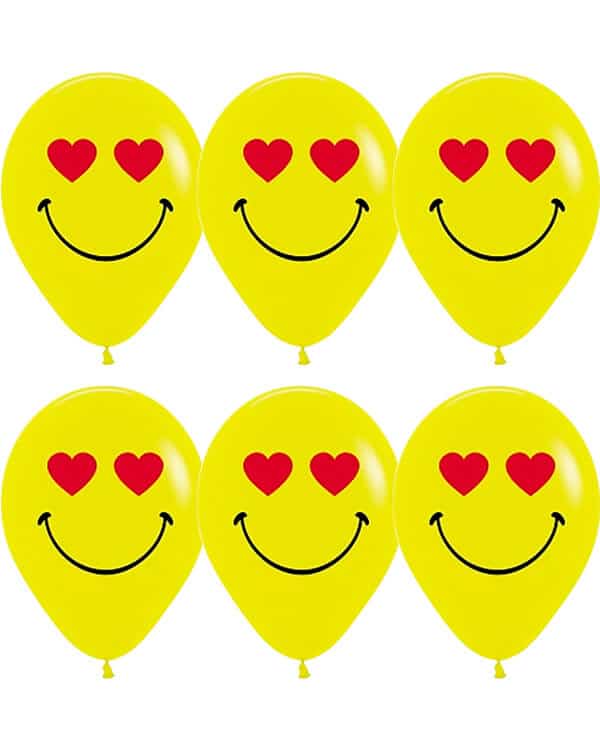 Emoji Смайл влюбленный пастель — изображение 1